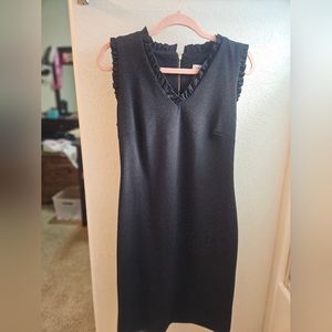 Black Calvin Klein Knee Length Dress Size 10